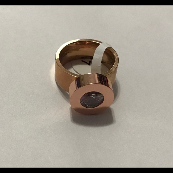 Ladies changeable Stainless Steel CZ Ring - Picture 7 of 7